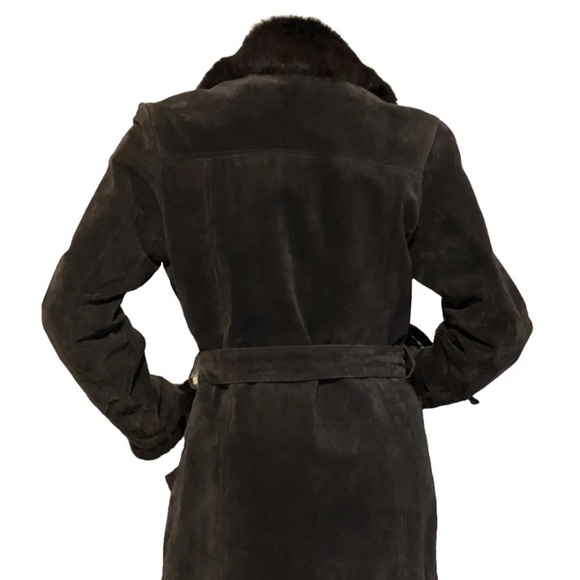 Adler Collection vintage real fur genuine leather winter coat - Picture 6 of 9